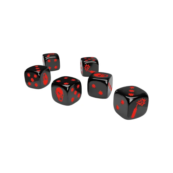 ZOMBICIDE : DÉS SPÉCIAUX NOIRS ET BLANCS