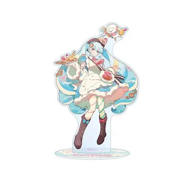 Grand Stand Acrylique - Snow Miku Art by MIKKUN - SNOW MIKU 2026 [En Stock]
